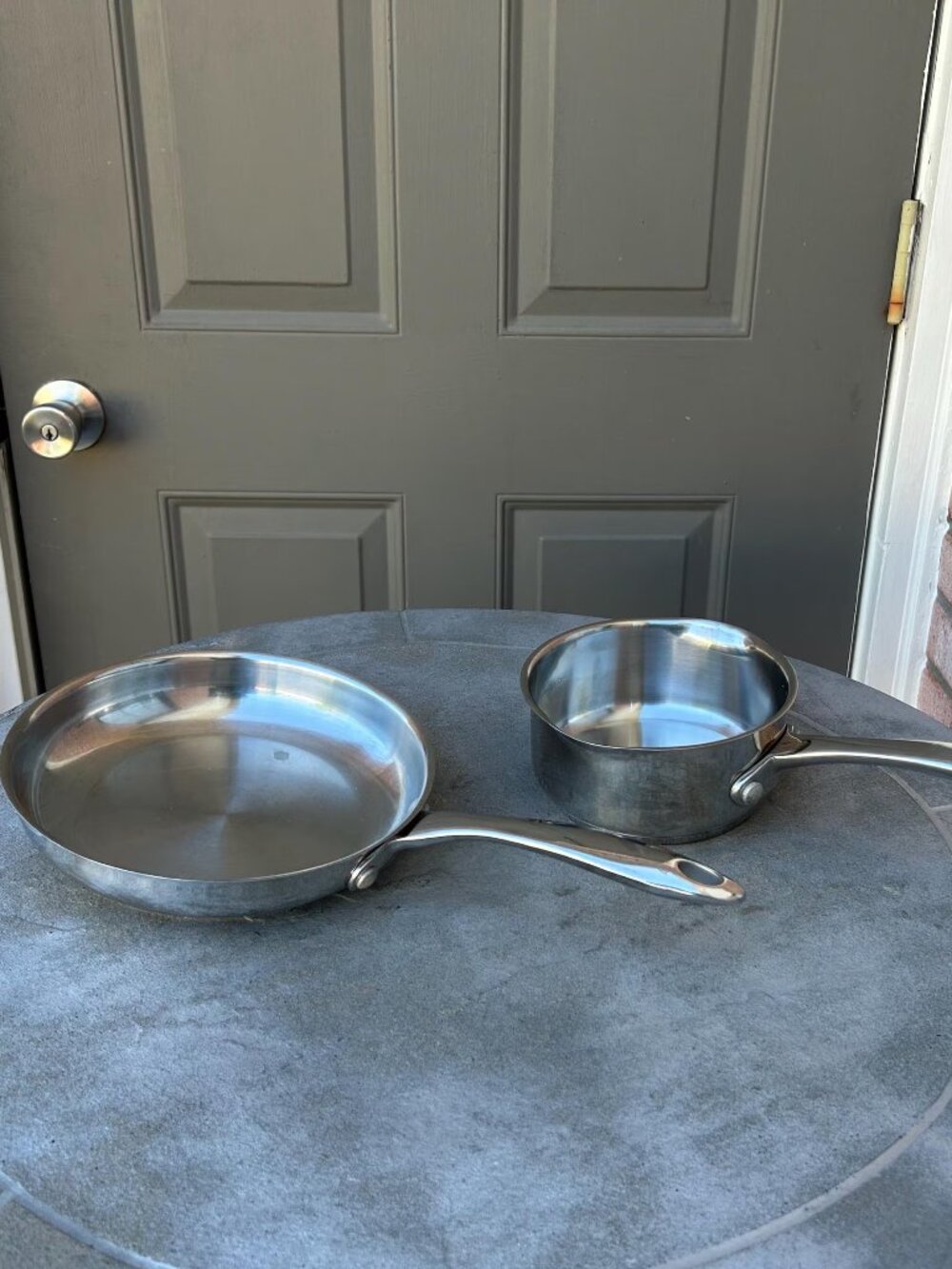 Wolfgang Puck Stainless Steel Saucepan and Omelet Pan No Lid